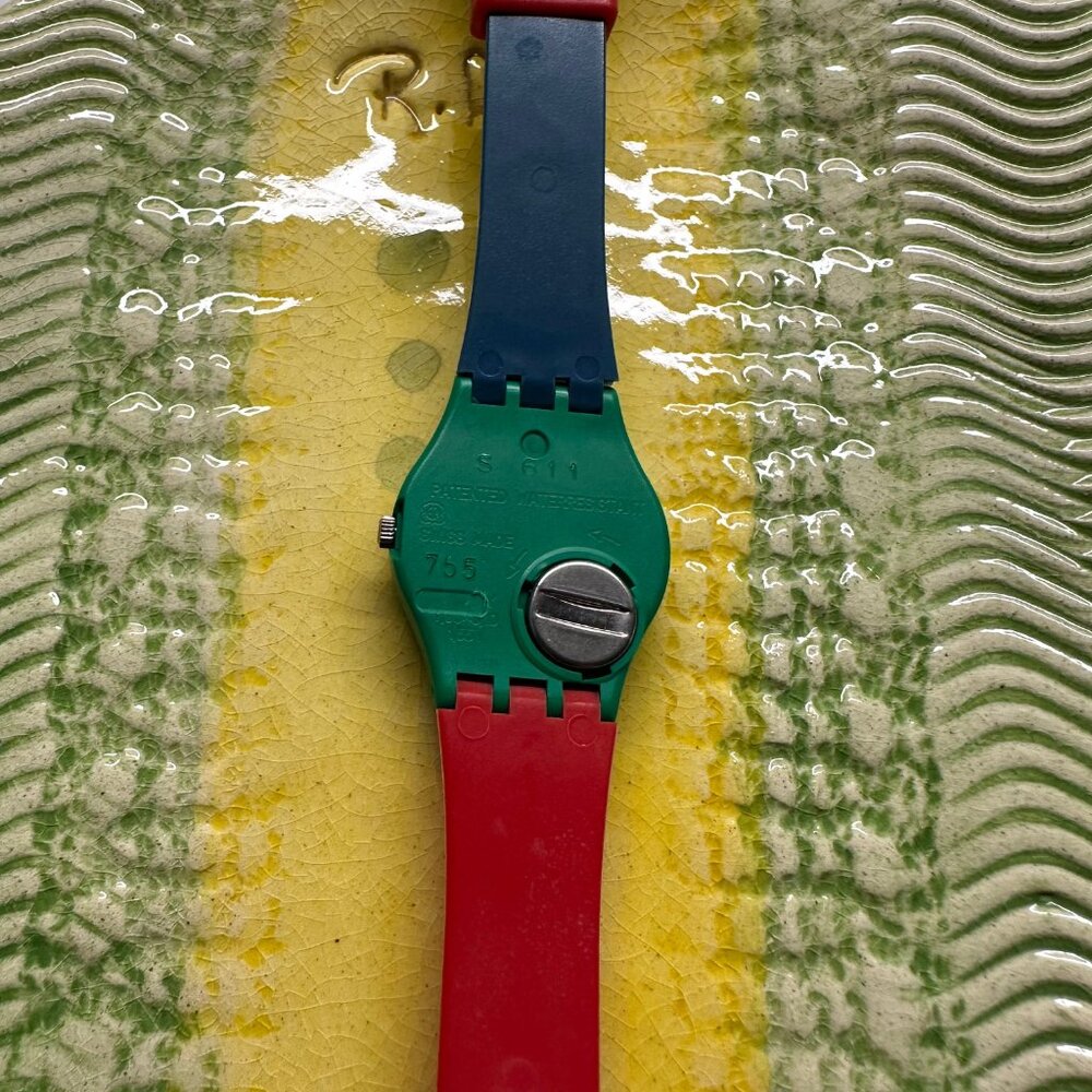 Swatch Watch Lady Gamela LG102 Vintage 1986 - Picture 7 of 7